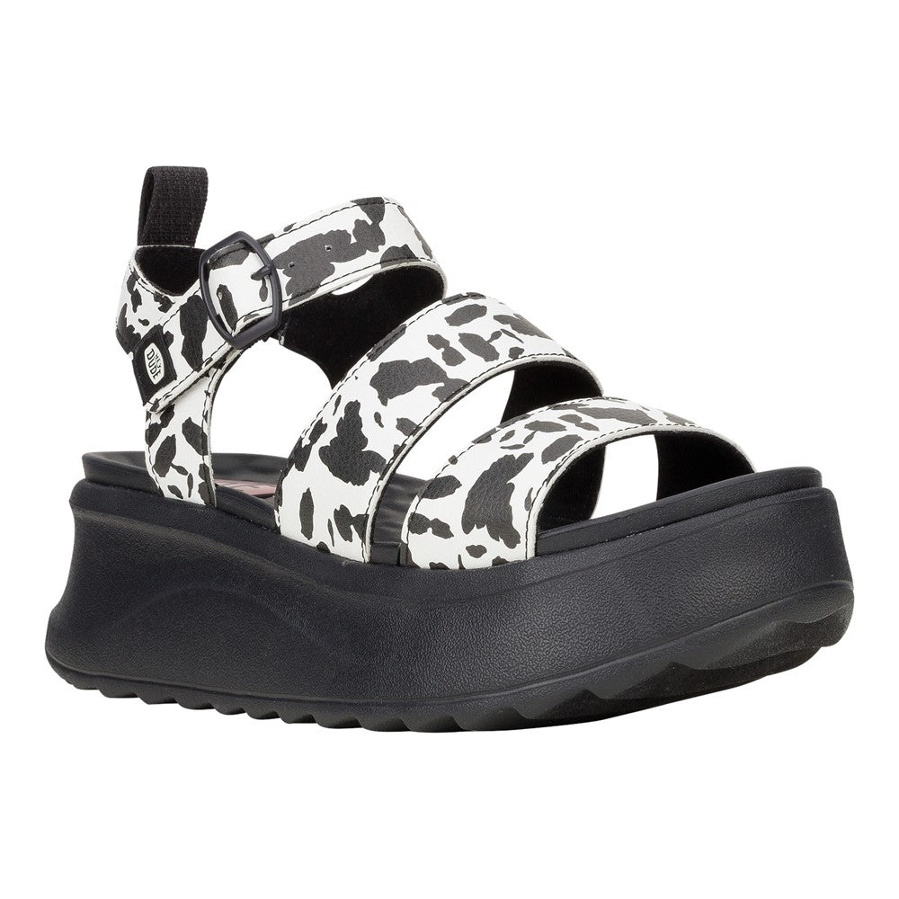 Women's HEYDUDE Delray Buckle Animal Sandal