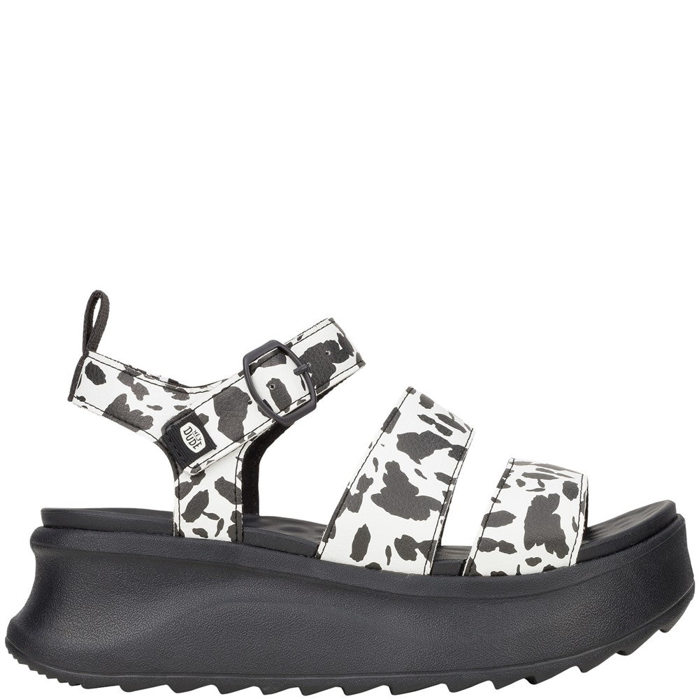 Women's HEYDUDE Delray Buckle Animal Sandal