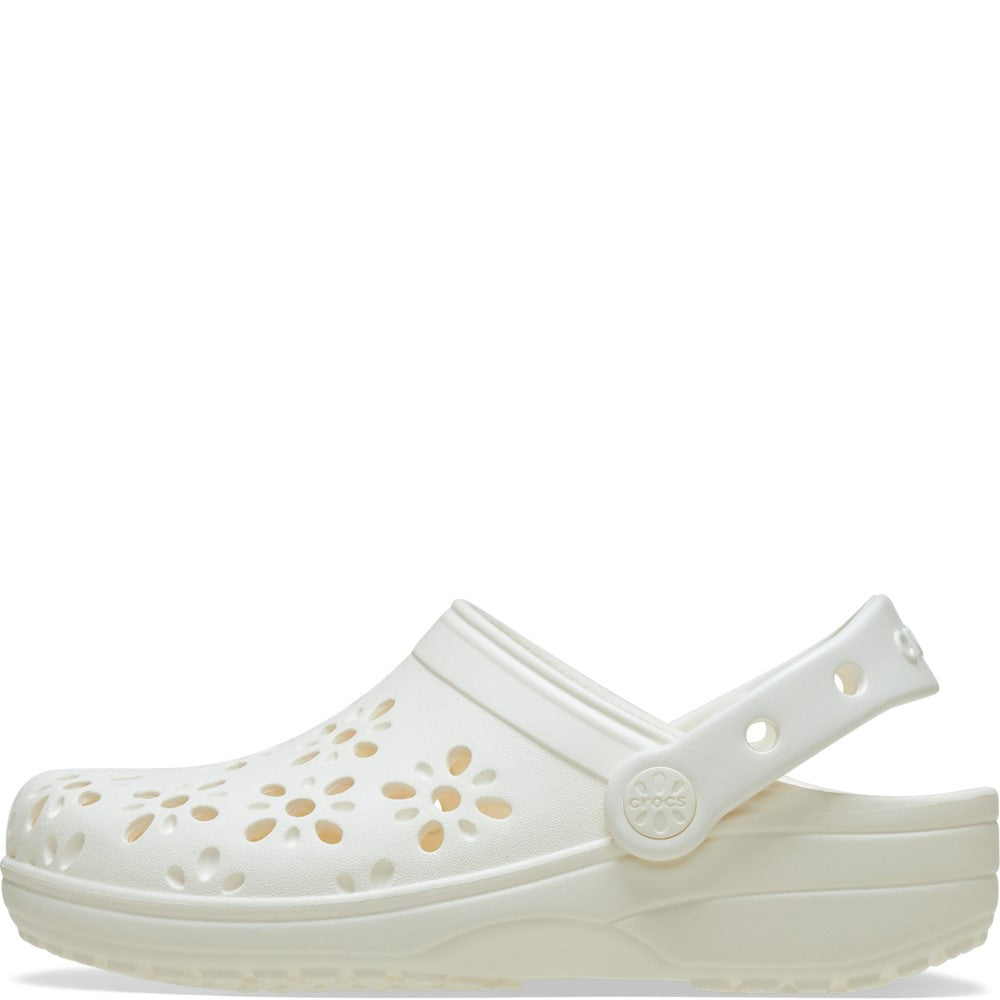 Unisex Crocs Classic Floral Cut Out Clog