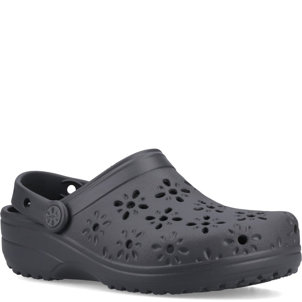 Unisex Crocs Classic Floral Cut Out Clog
