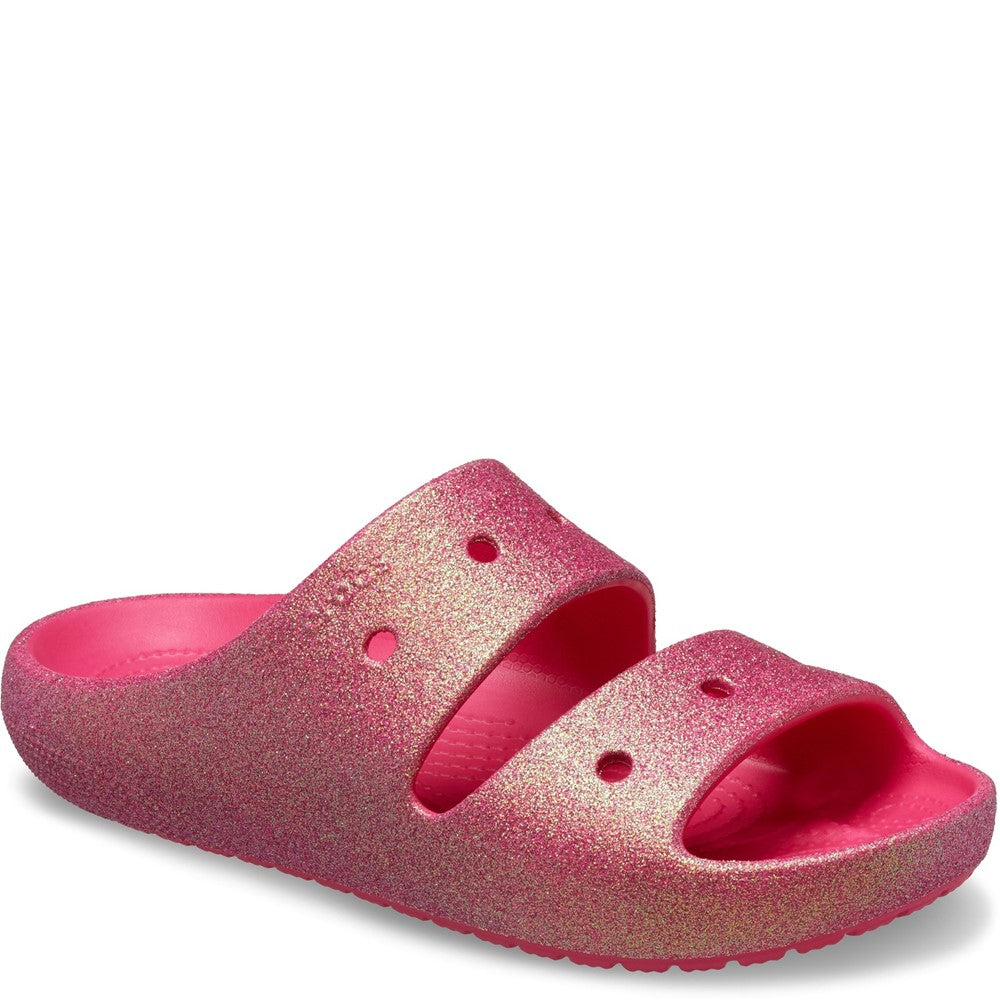 Unisex Crocs Classic Iridescent Glitter Sandal