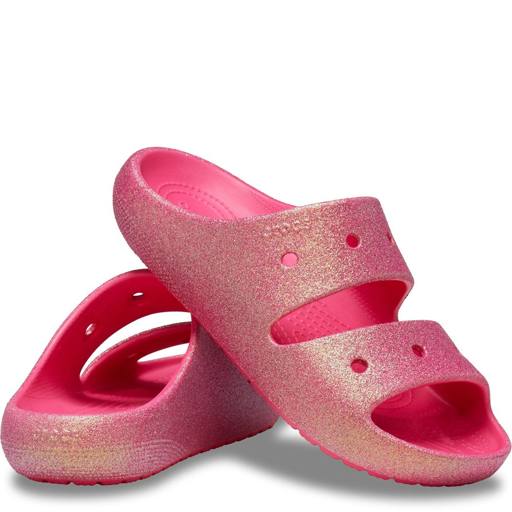 Unisex Crocs Classic Iridescent Glitter Sandal