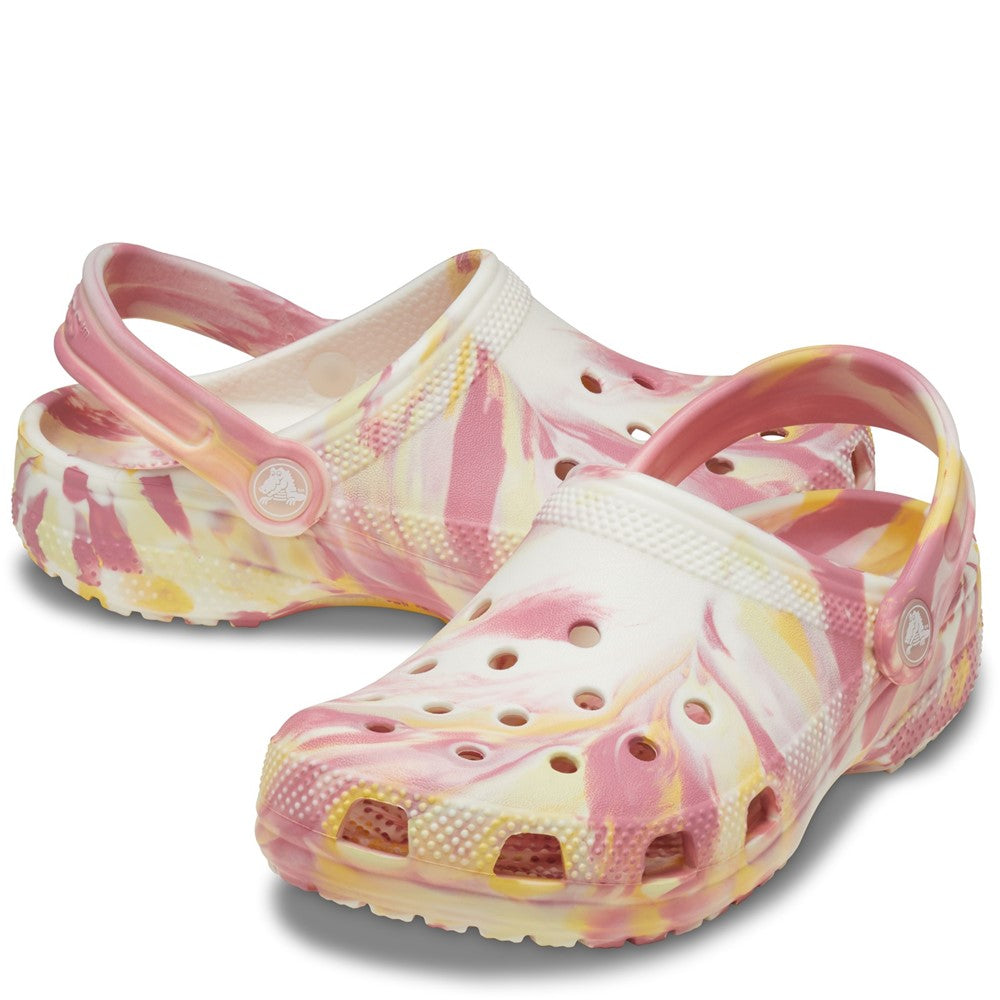 Kids' Crocs Junior Classic Marbled Clog