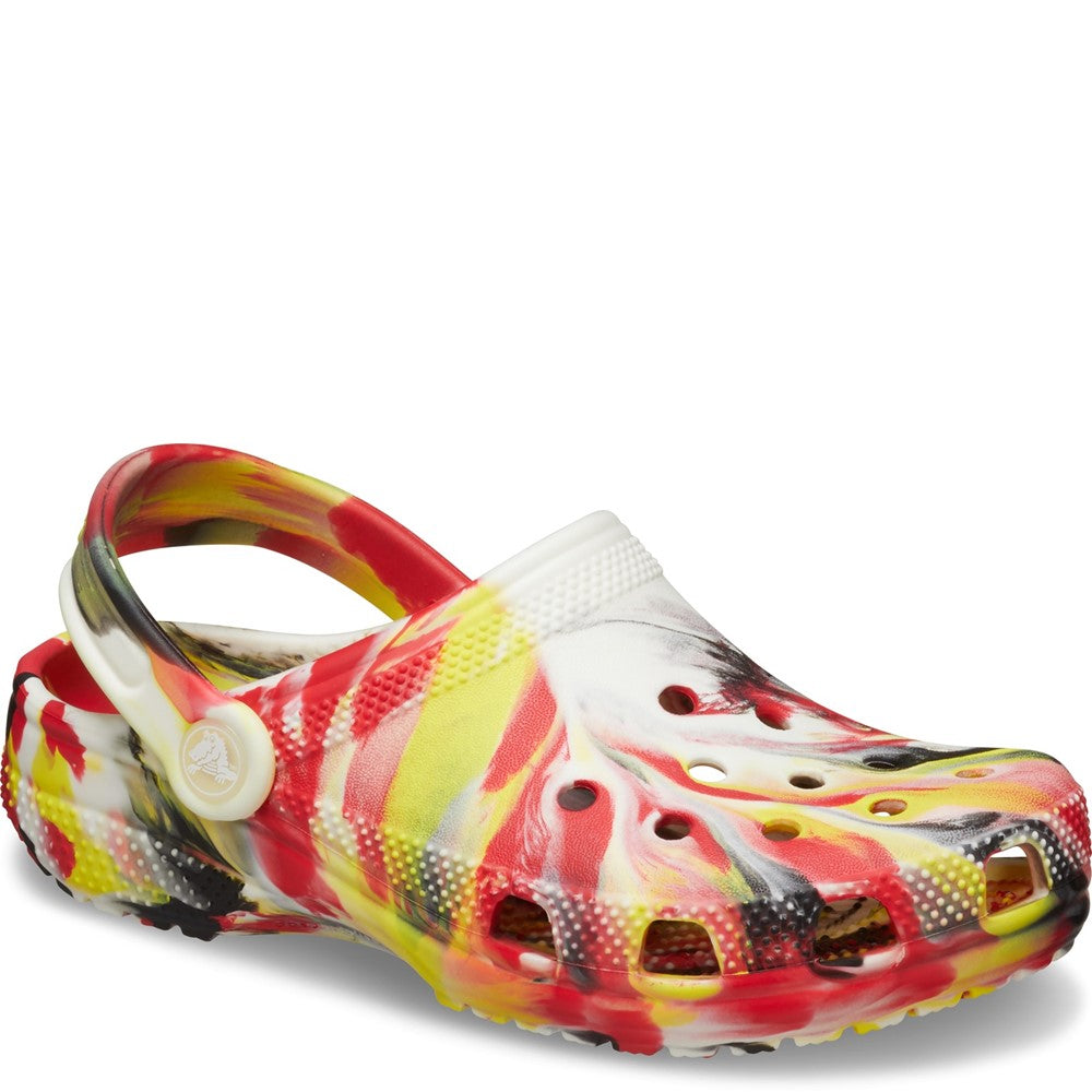 Kids' Crocs Junior Classic Marbled Clog