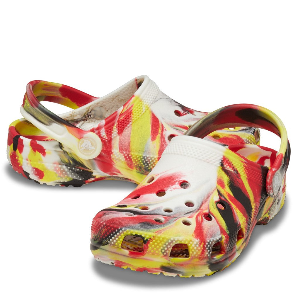 Kids' Crocs Junior Classic Marbled Clog
