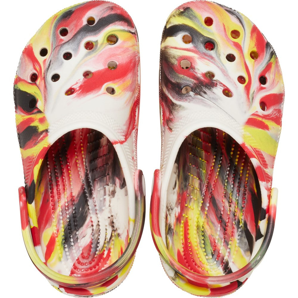 Kids' Crocs Junior Classic Marbled Clog