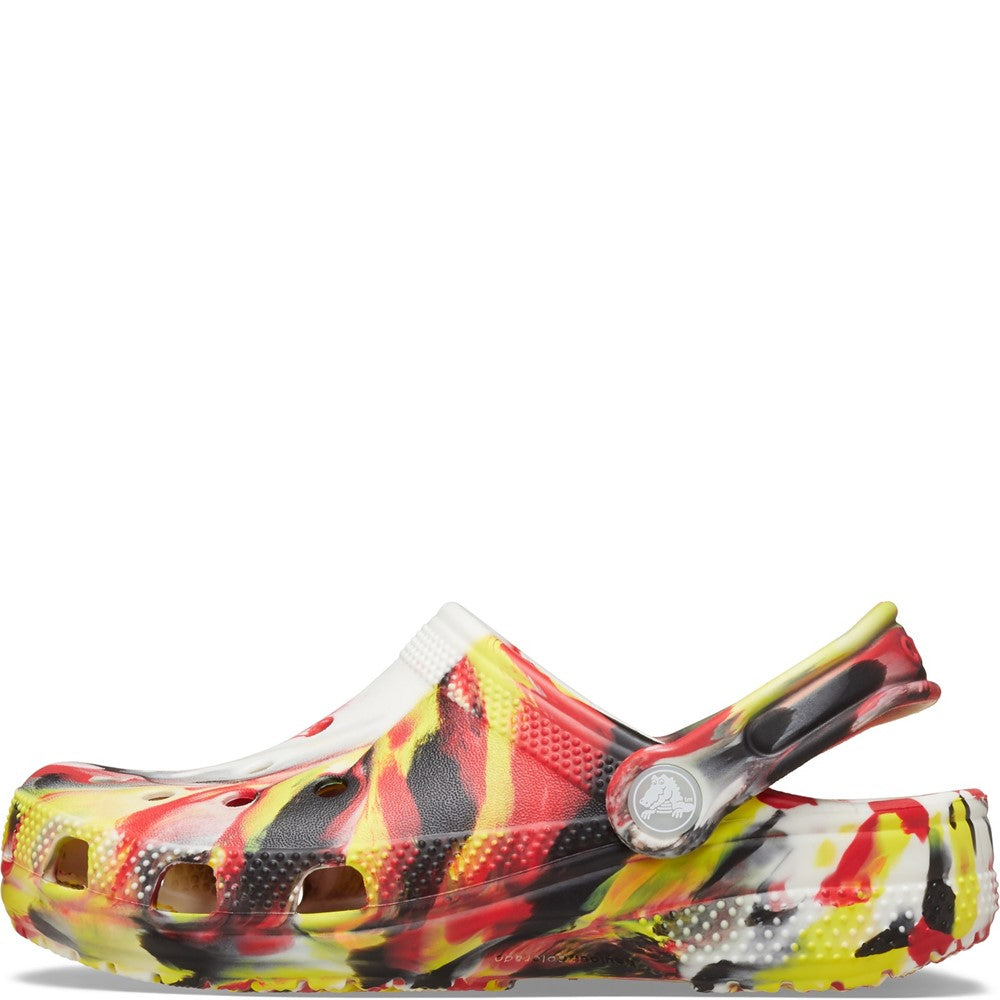 Kids' Crocs Junior Classic Marbled Clog