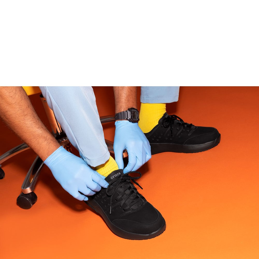 Women's Crocs On the Clock Work Sneaker