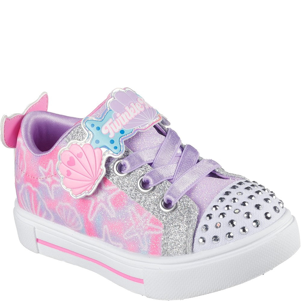 Girls' Skechers Twinkle Sparks Underwater Magic Trainer