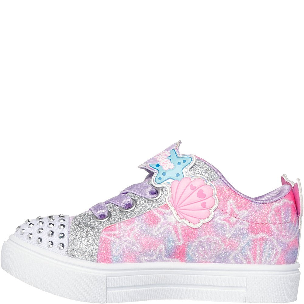 Girls' Skechers Twinkle Sparks Underwater Magic Trainer