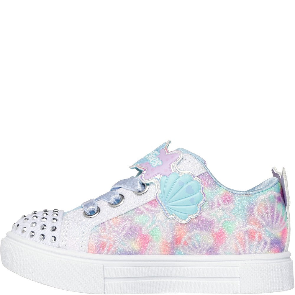 Girls' Skechers Twinkle Sparks Underwater Magic Trainer