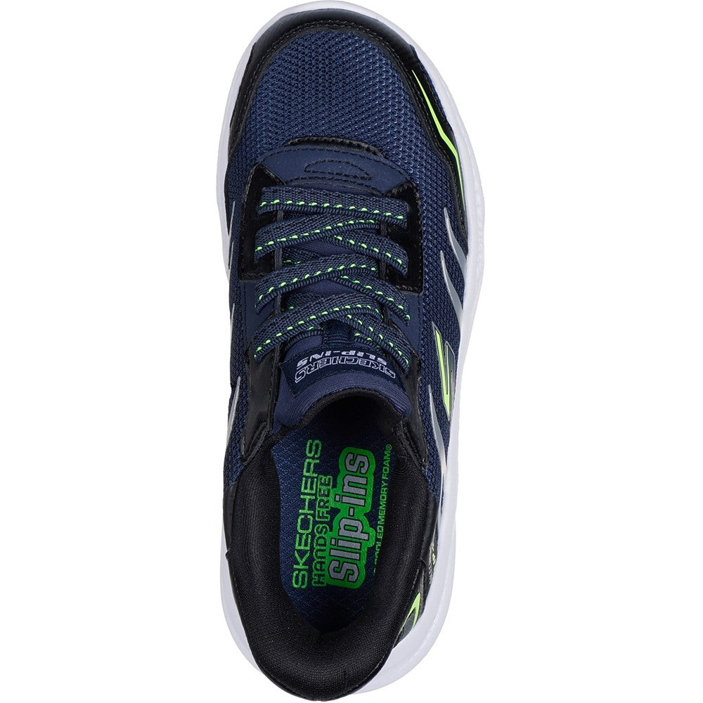 Boys' Skechers Meteor-Lights Brisk-Beams Trainers