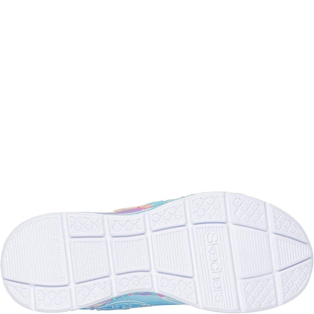 Girls' Skechers S-Lights Mermaid Dreams Trainers