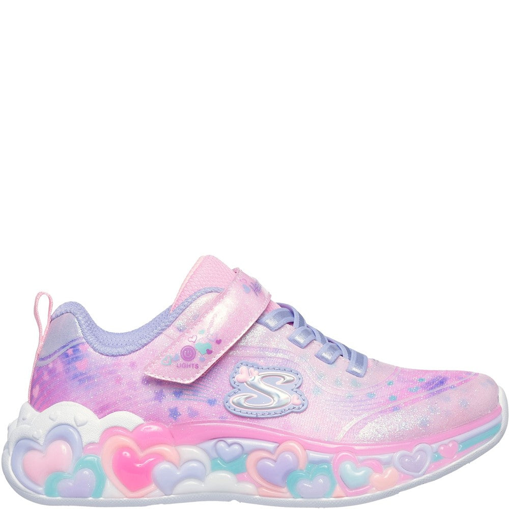 Girls' Skechers Eternal Heart Lights Trainers