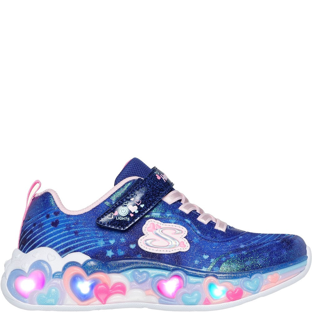 Girls' Skechers Eternal Heart Lights Trainers