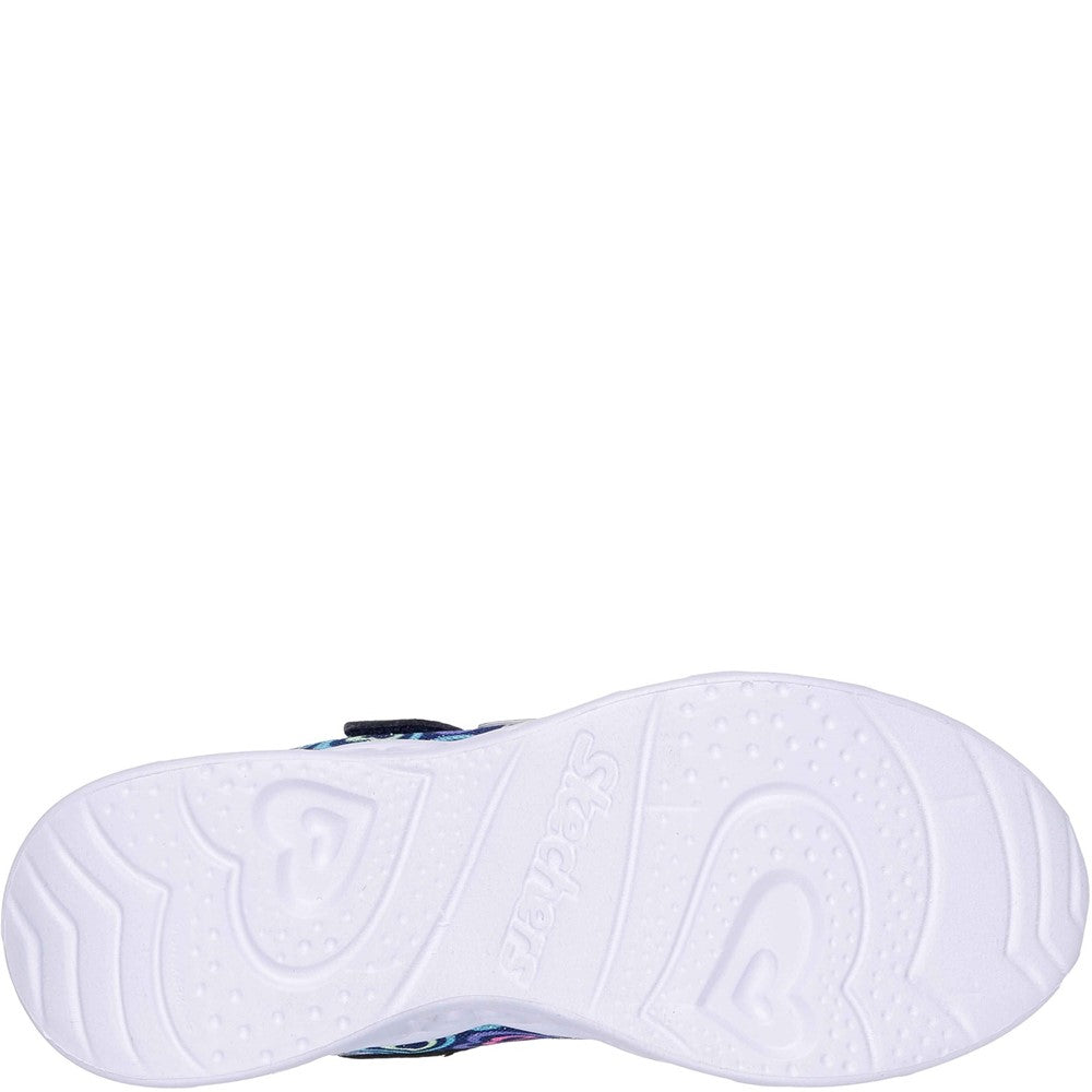 Girls' Skechers Heart Lights Boogie Love Trainers