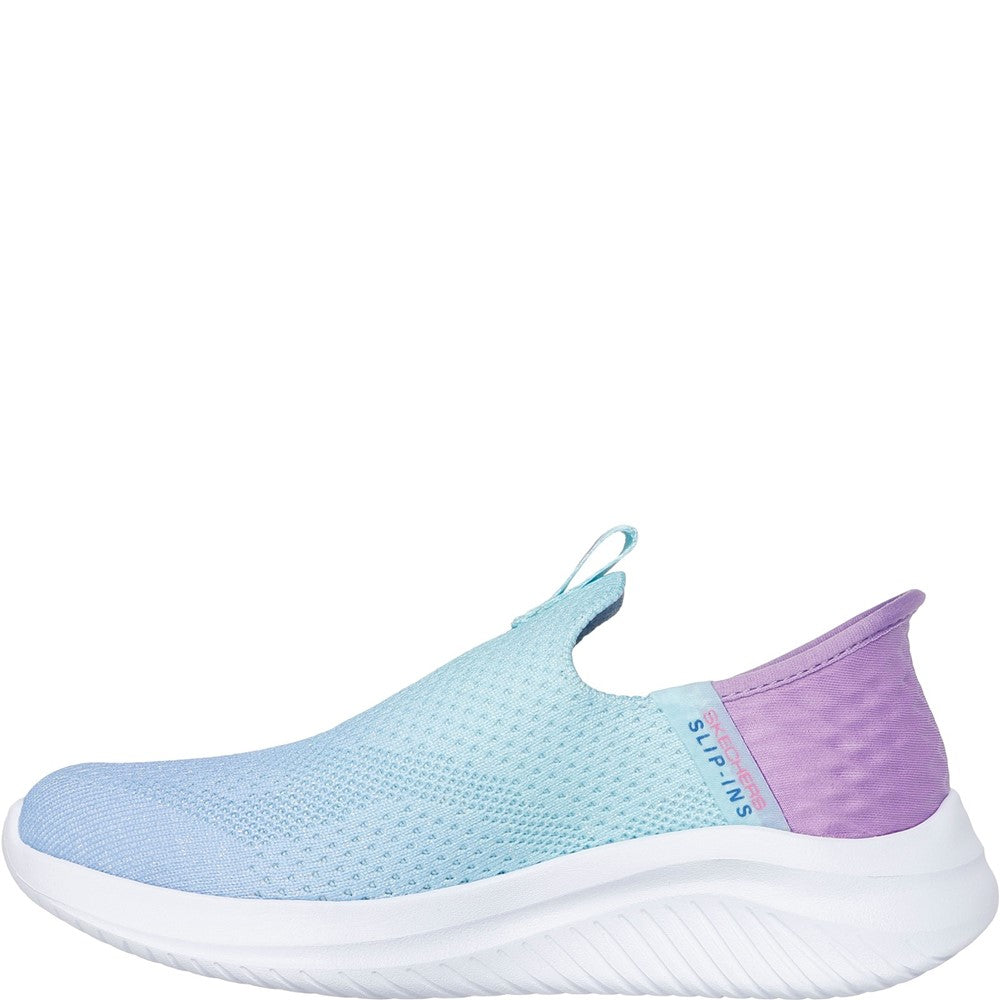 Girls' Skechers Ultra Flex 3.0 Color Boost Trainers