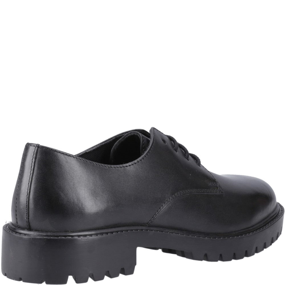 Girls' Hush Puppies Aubrey Lace Up Senior XL School Shoes