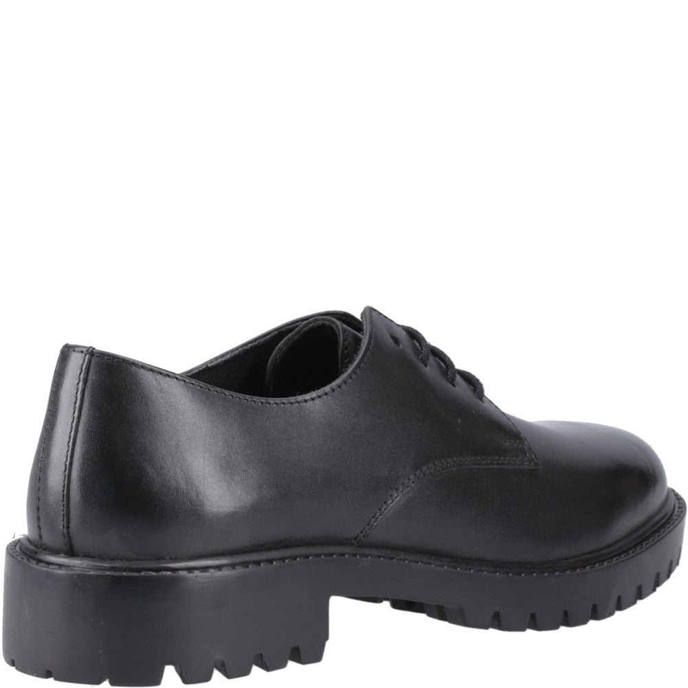 Girls' Hush Puppies Aubrey Lace Up Senior XL School Shoes