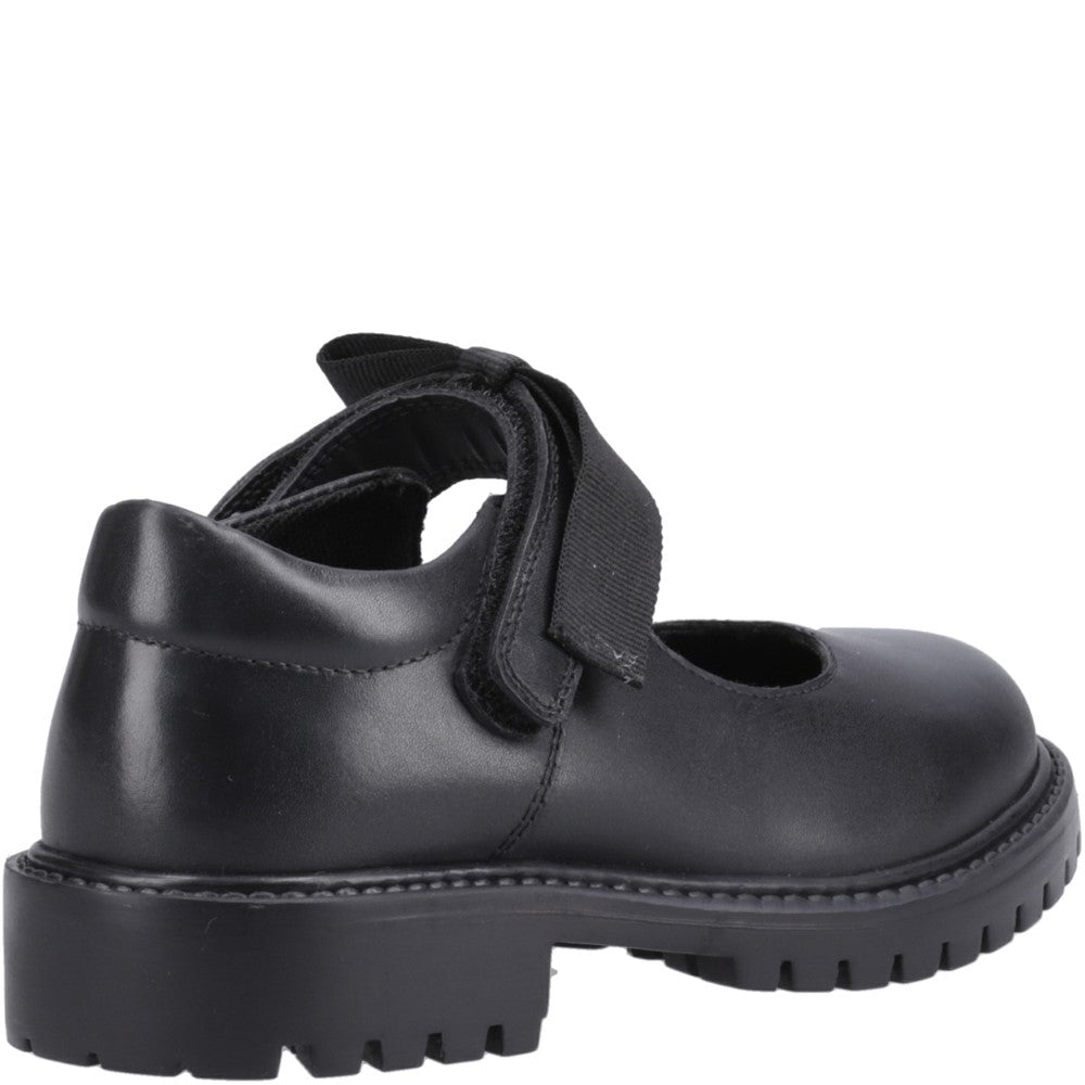 Girls' Hush Puppies Astrid Bow Junior School Shoes