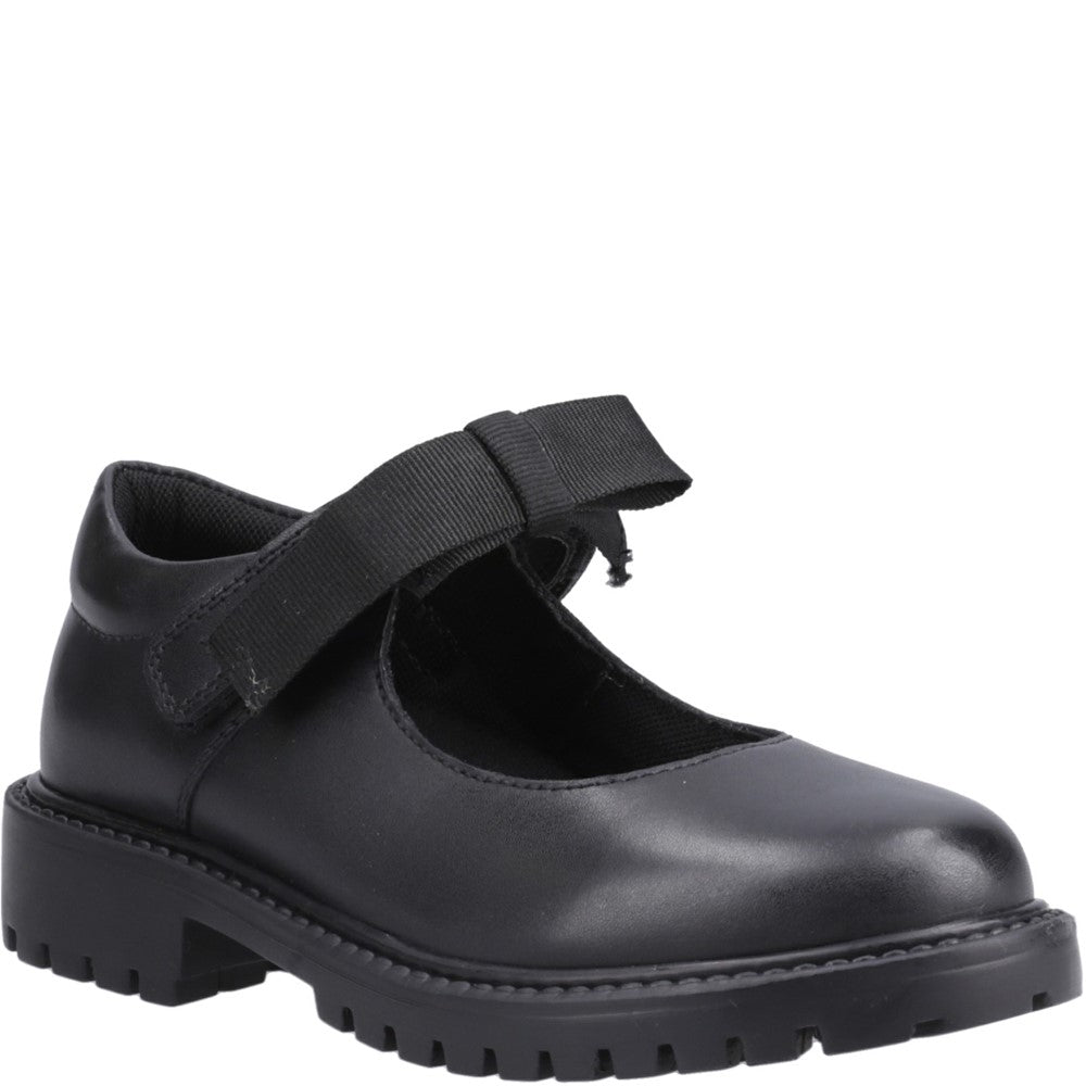 Girls' Hush Puppies Astrid Bow Senior School Shoes