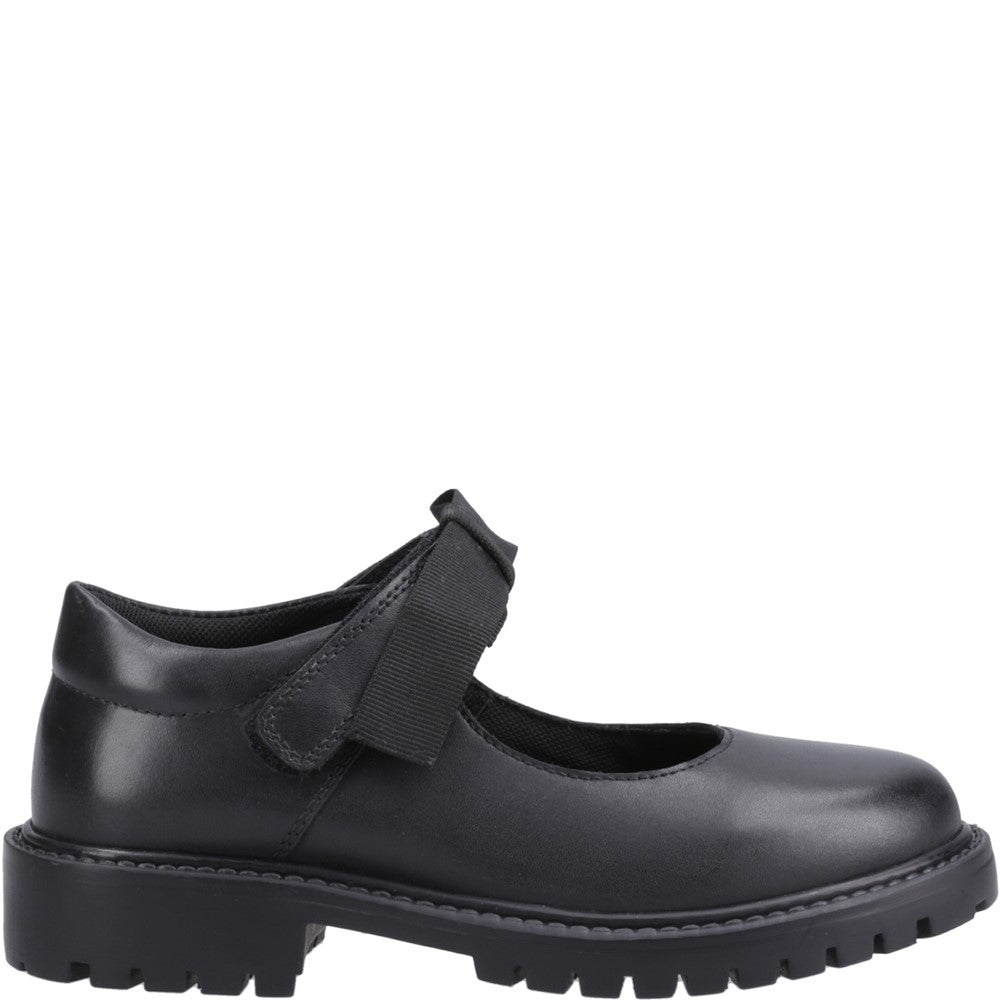 Girls' Hush Puppies Astrid Bow Senior School Shoes