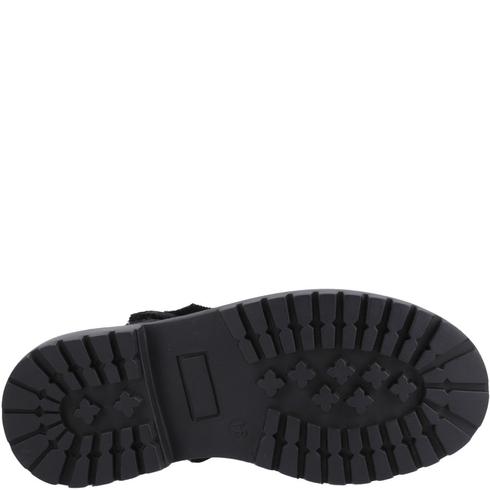 Girls' Hush Puppies Astrid Bow Senior XL School Shoes