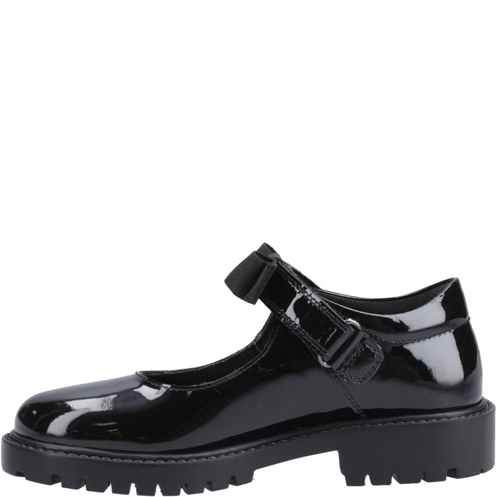 Girls' Hush Puppies Astrid Bow Junior School Shoes