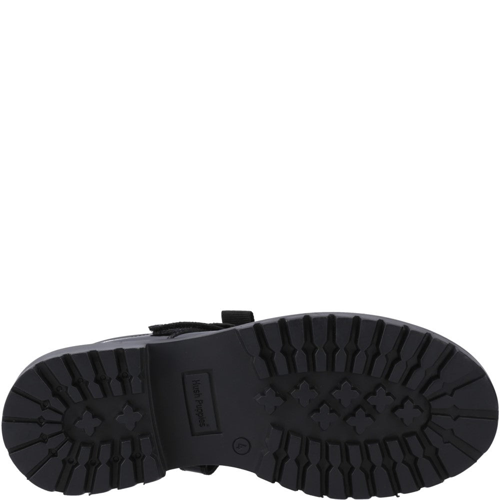 Girls' Hush Puppies Astrid Bow Senior School Shoes