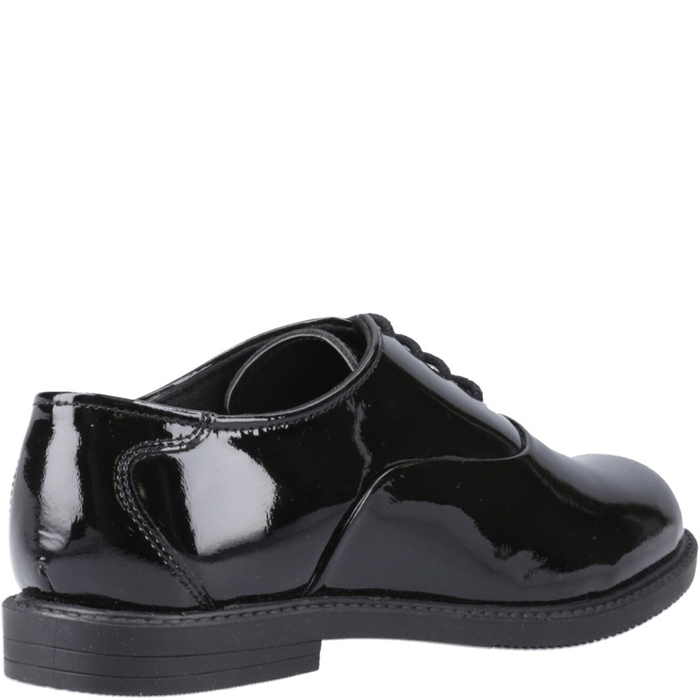 Girls' Hush Puppies Nellie Patent Junior School Shoes