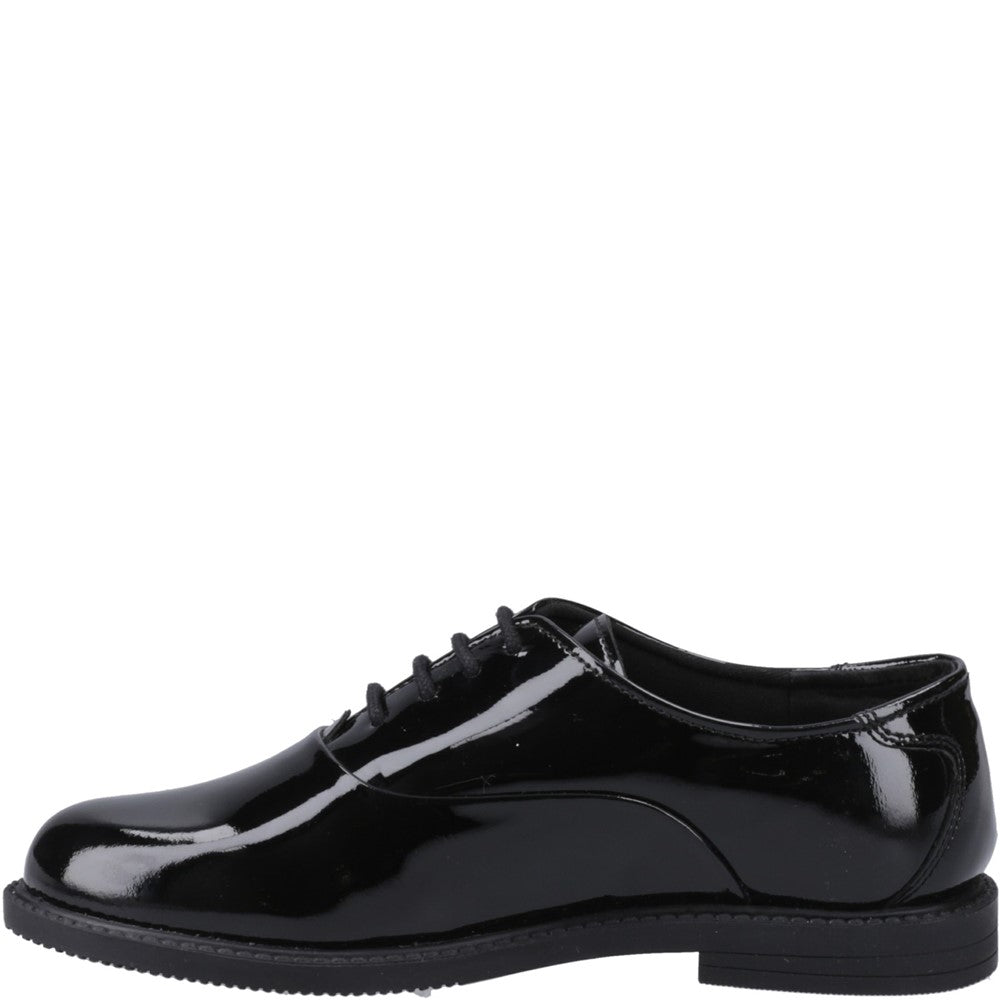 Girls' Hush Puppies Nellie Patent Junior School Shoes