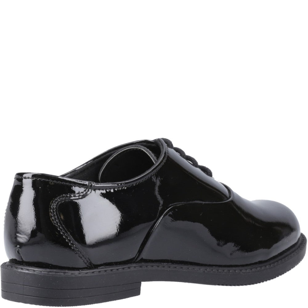 Girls' Hush Puppies Nellie Patent Senior School Shoes