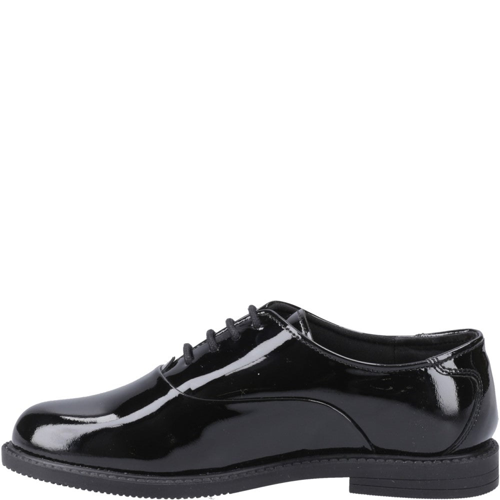 Girls' Hush Puppies Nellie Patent Senior School Shoes