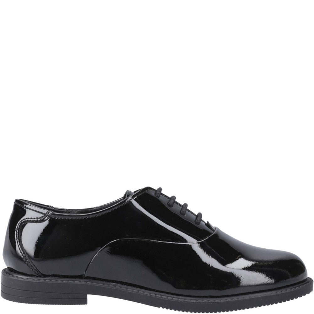 Girls' Hush Puppies Nellie Patent Senior School Shoes