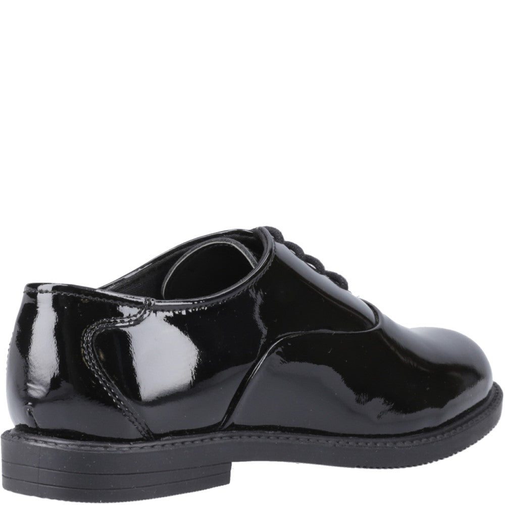 Girls' Hush Puppies Nellie Patent Senior XL School Shoes