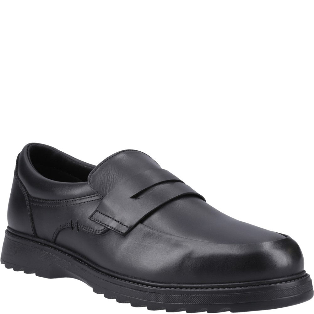 Boys' Hush Puppies Rocco Senior XL School Shoes
