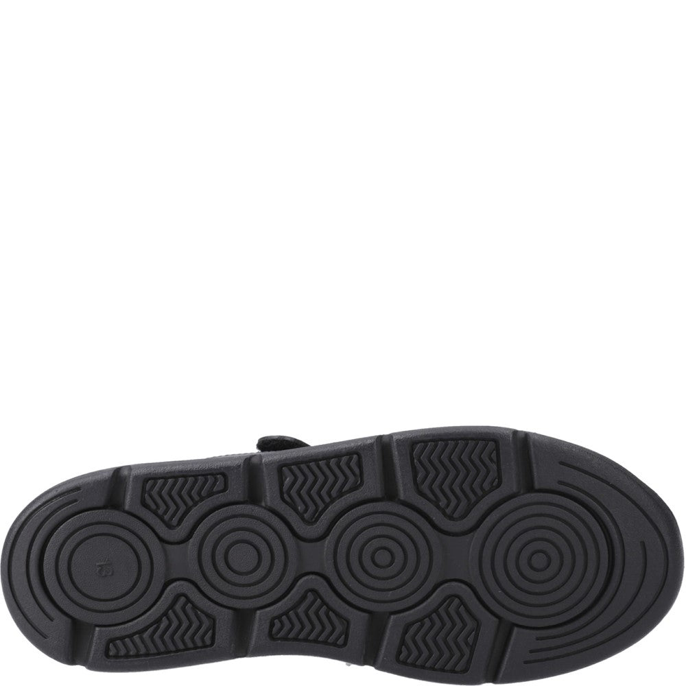Boys' Hush Puppies Alfie Bungee Senior XL School Shoes