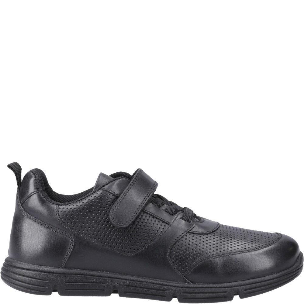 Boys' Hush Puppies Alfie Bungee Senior XL School Shoes