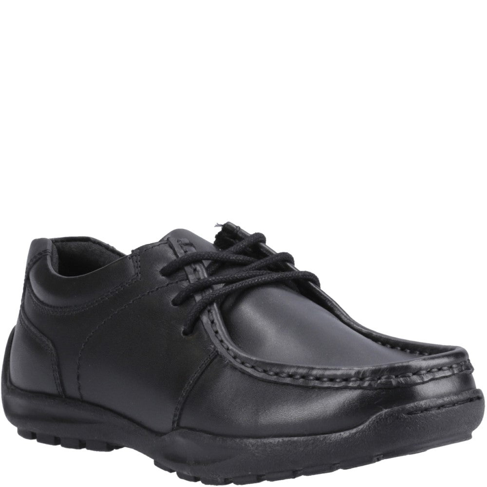 Boys' Hush Puppies Mackenzie Senior XL School Shoes