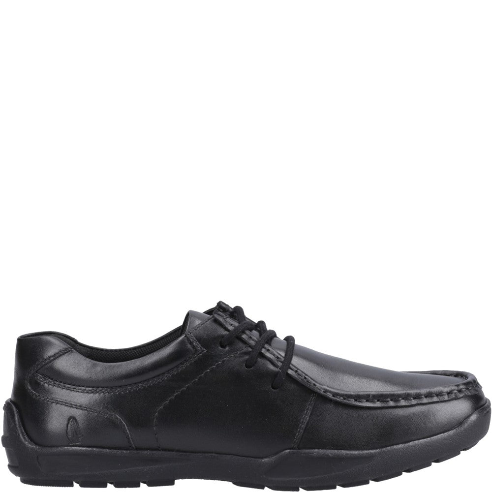 Boys' Hush Puppies Mackenzie Senior XL School Shoes