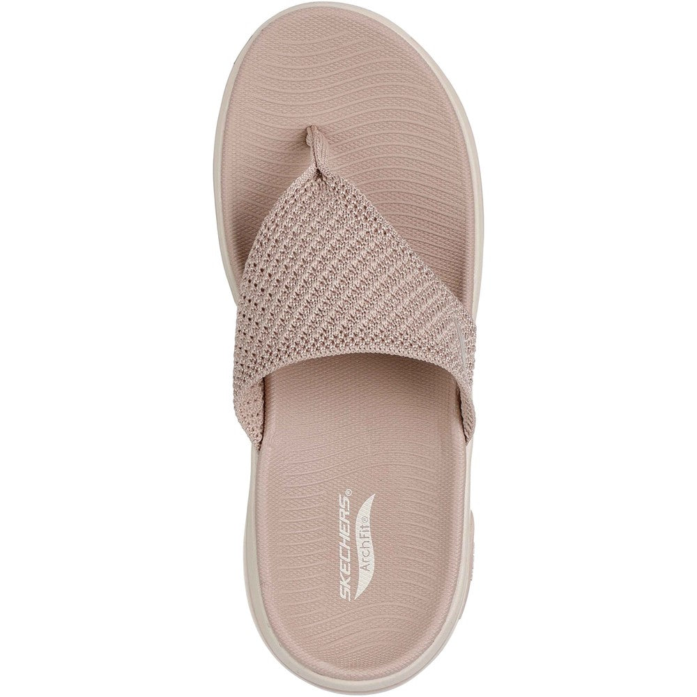 Women's Skechers Go Walk Arch Fit 2.0 Toepost Sandal