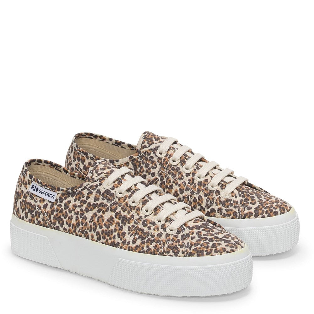 Women's Superga 2740 Leopard Print Trainer
