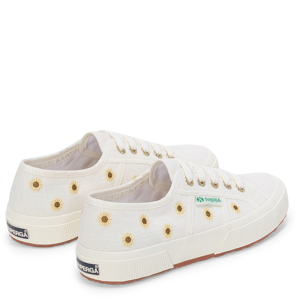 Women's Superga Embroidery Linen Sunflower Trainer