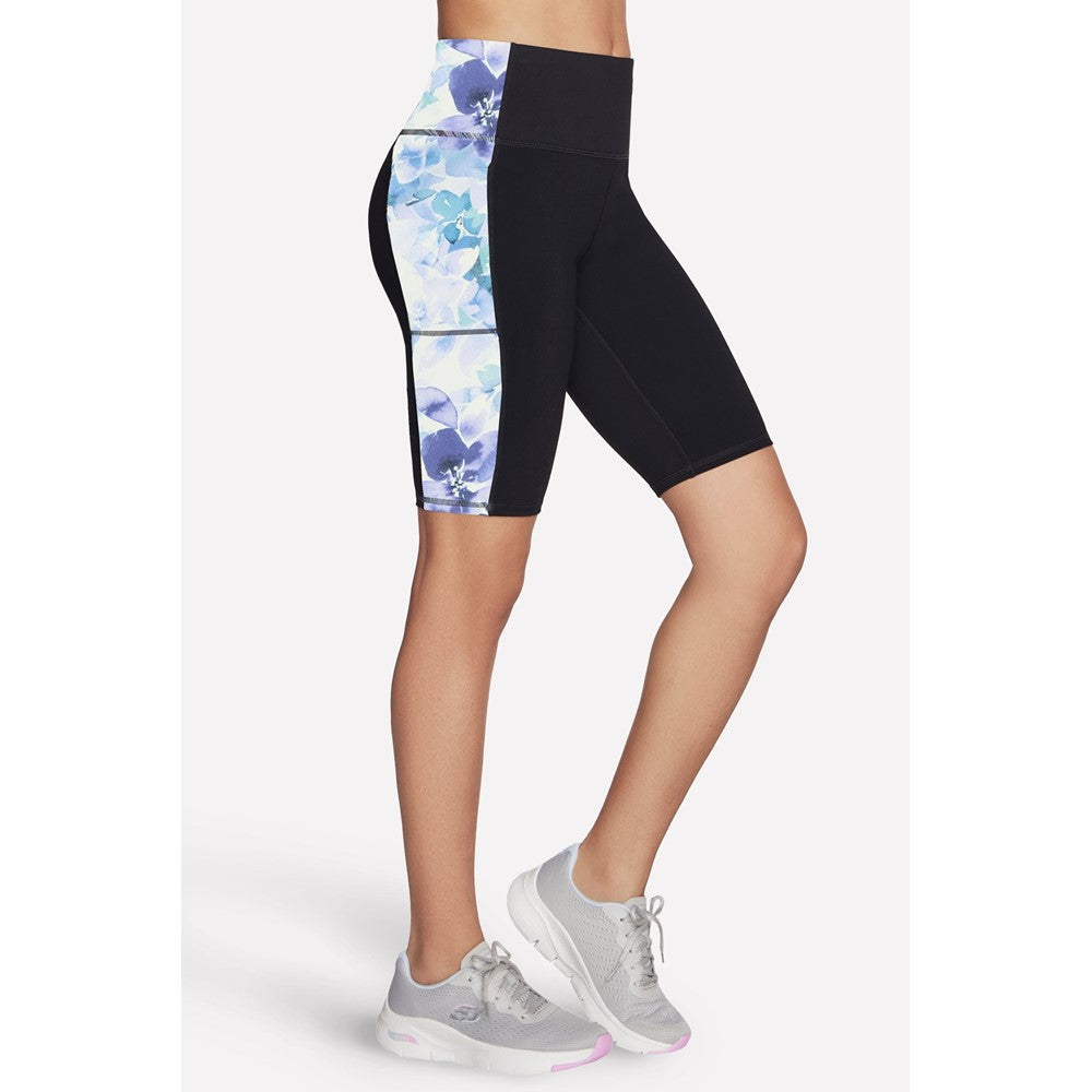 Women's Skechers Performance GoWalk Seascape Floral 10" Bike Short