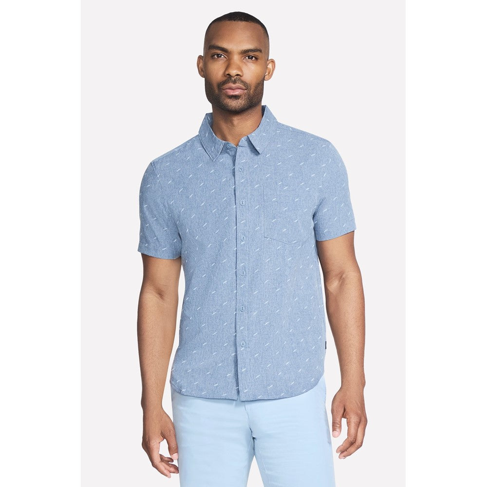 Men's Skechers GO WALK Air Printed Short Sleeve Shirt