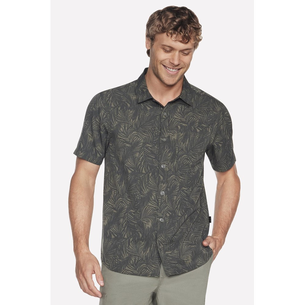 Men's Skechers GO WALK Air Printed Short Sleeve Shirt