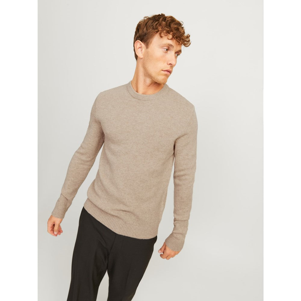 Men's Jack & Jones Lambswool Knit Sweat Shirt