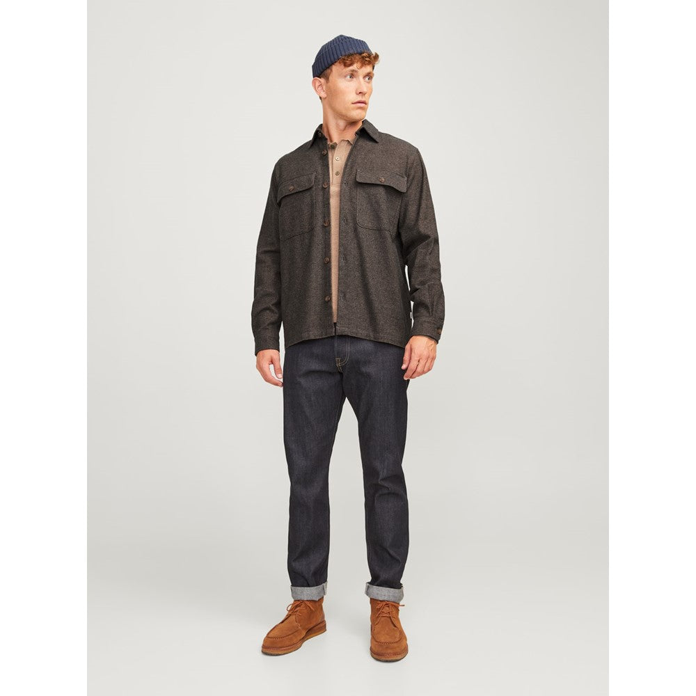 Men's Jack & Jones Raymond Melange Long Sleeve Shirt