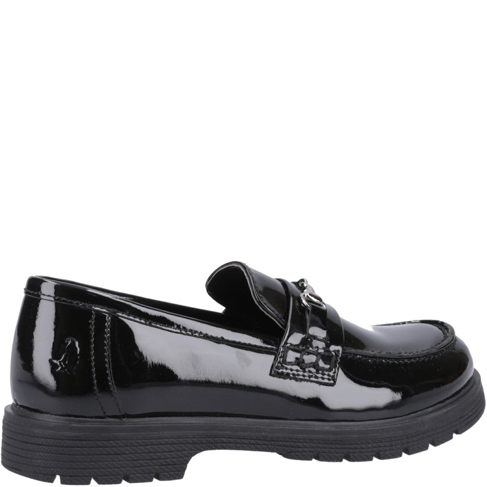 Girls' Hush Puppies Lydia Patent Senior Shoe