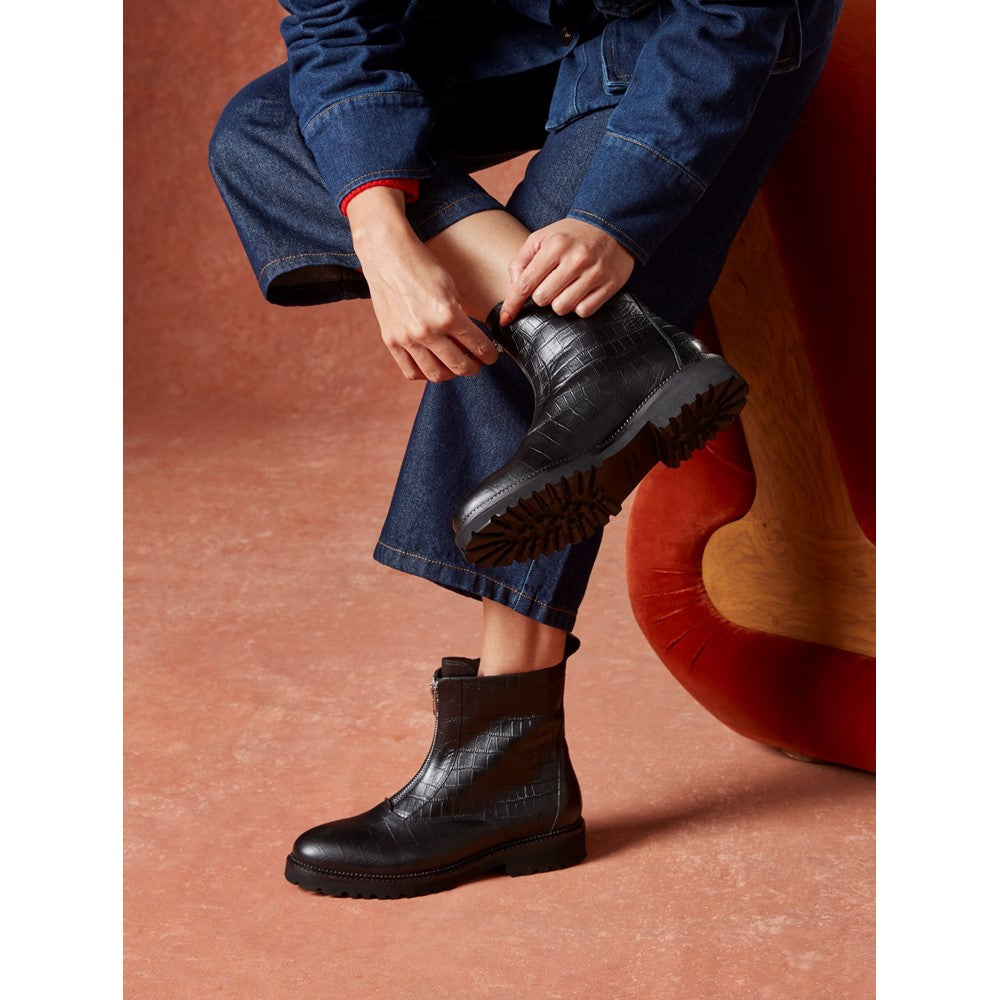 Women's Hush Puppies Gena Front Zip Boot
